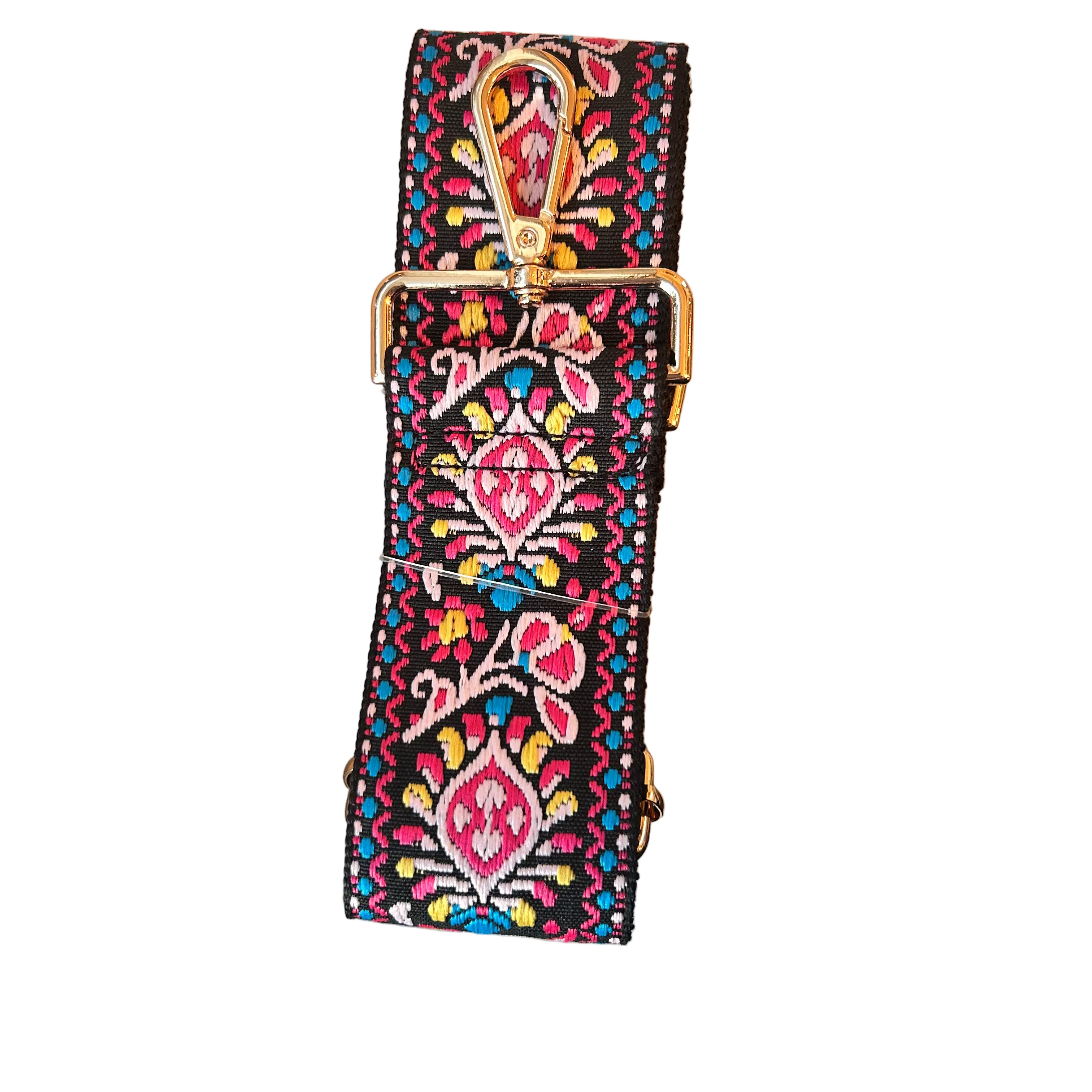 Bag Strap- Turquoise/ Hot Pink
