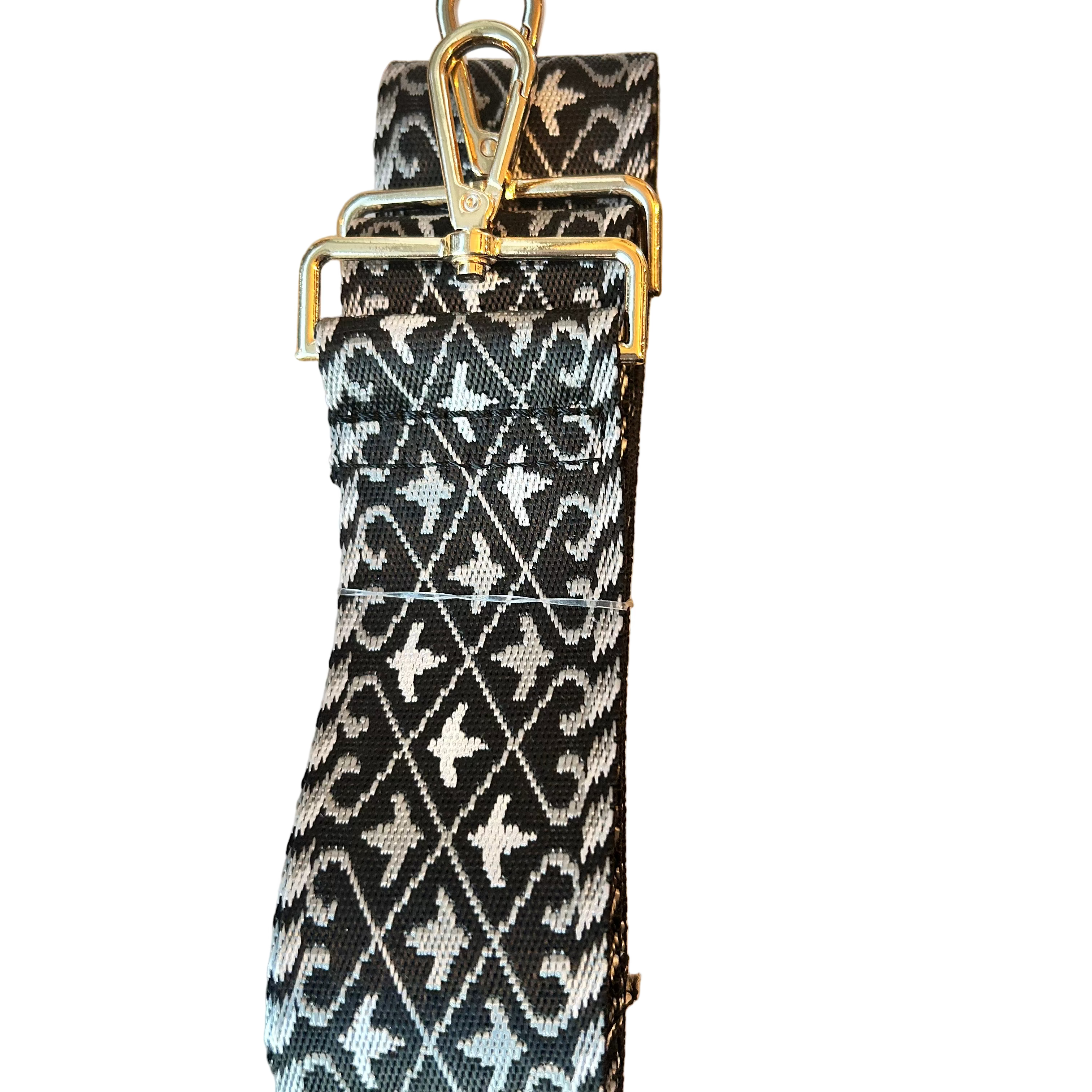 Bag Strap- Gray/ Black/ White