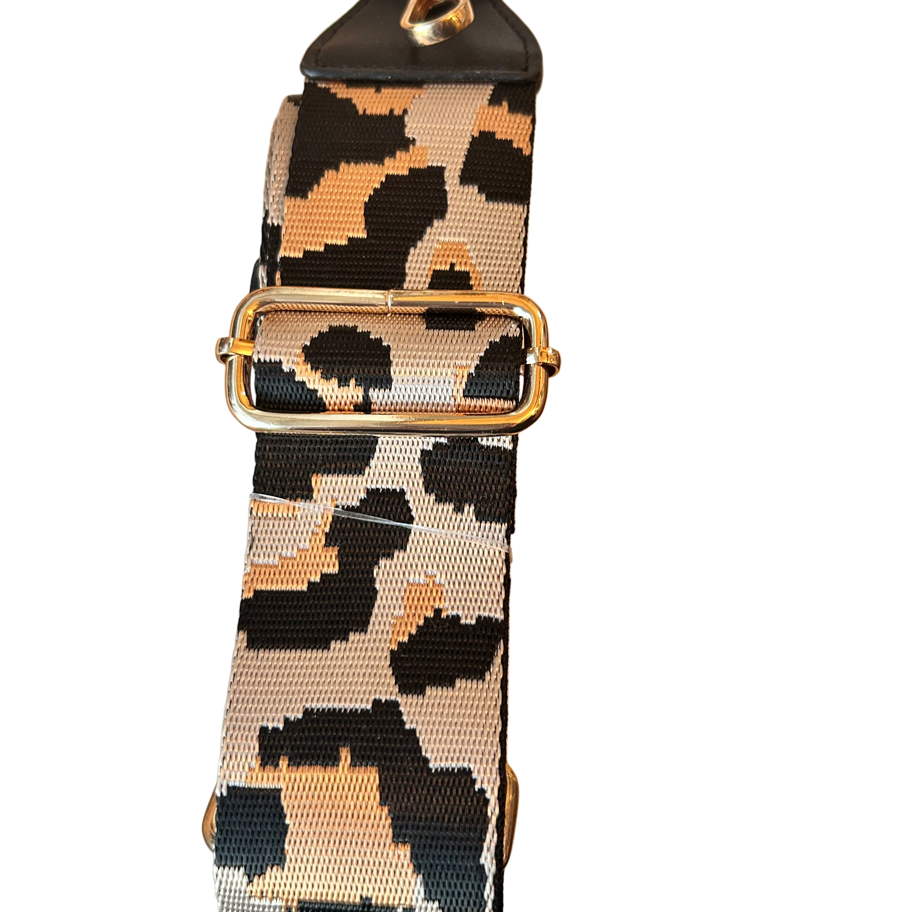 Bag Strap- Blush/ Gold/ Black camo