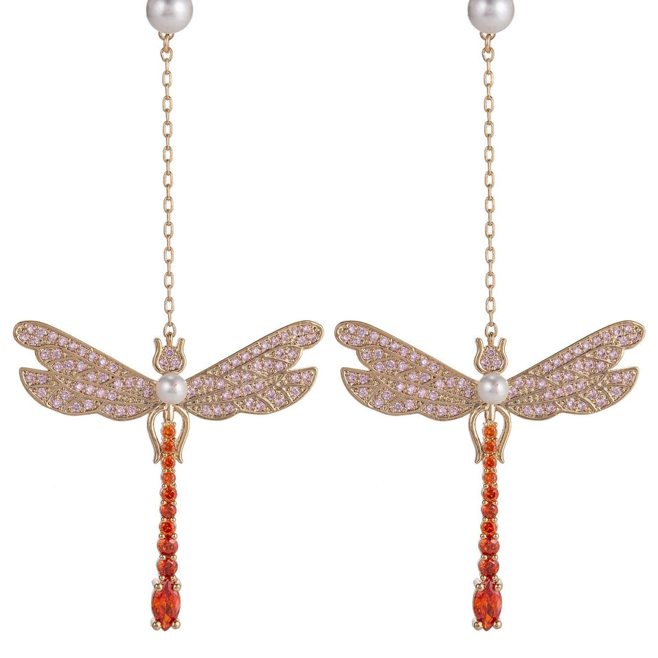 Vintage Dragonfly Earrings