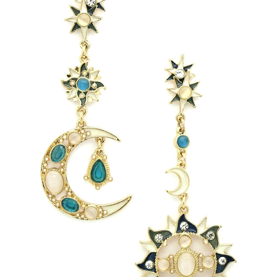 Sun and Moon Earrings