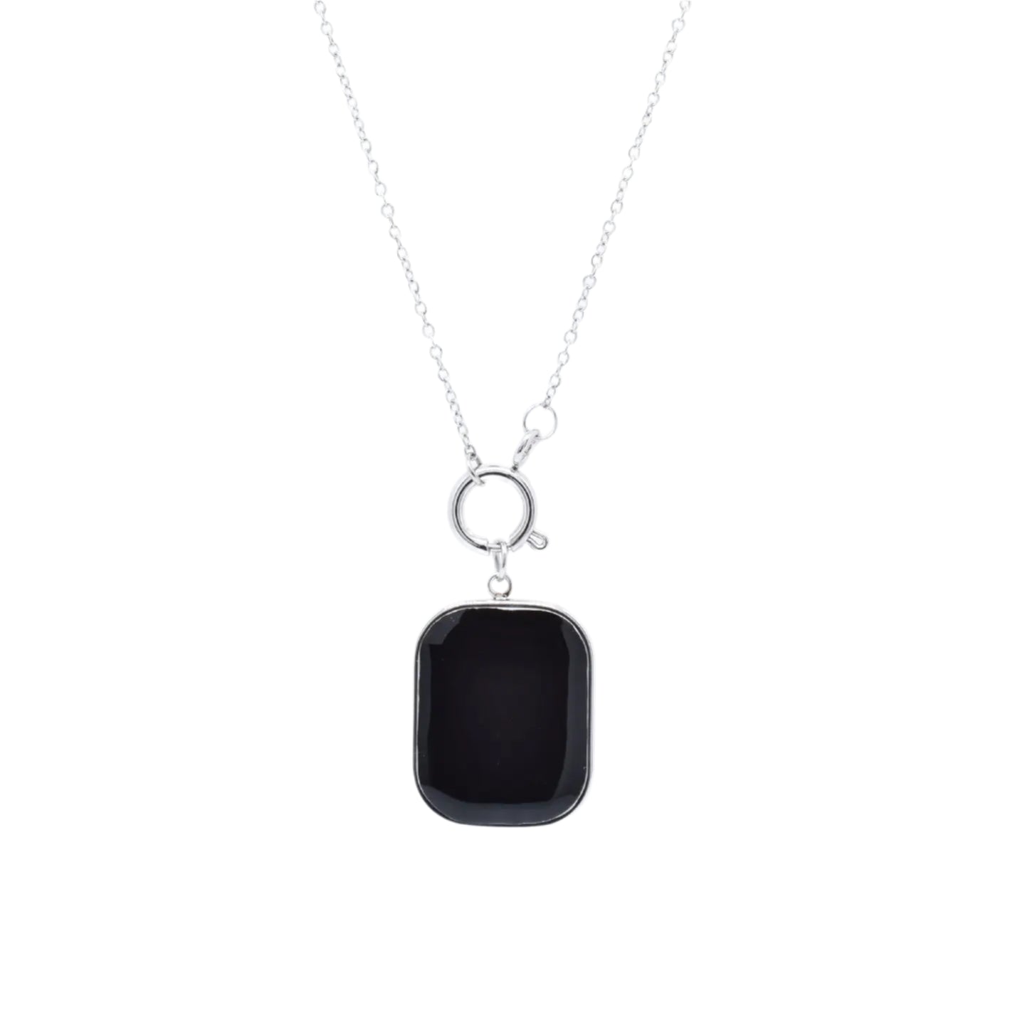 Black Rectangle Pendant