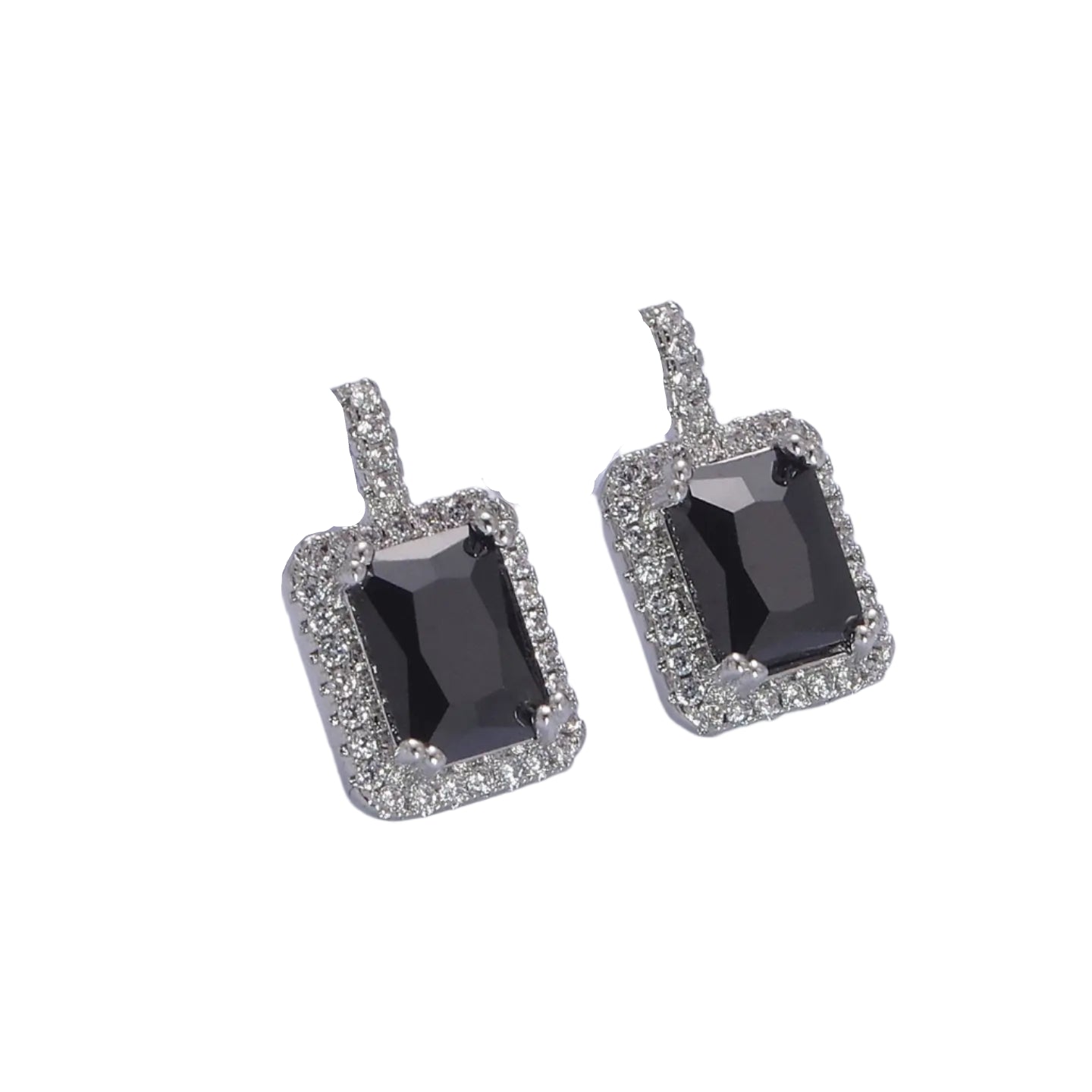 Black & Silver Mini Earrings