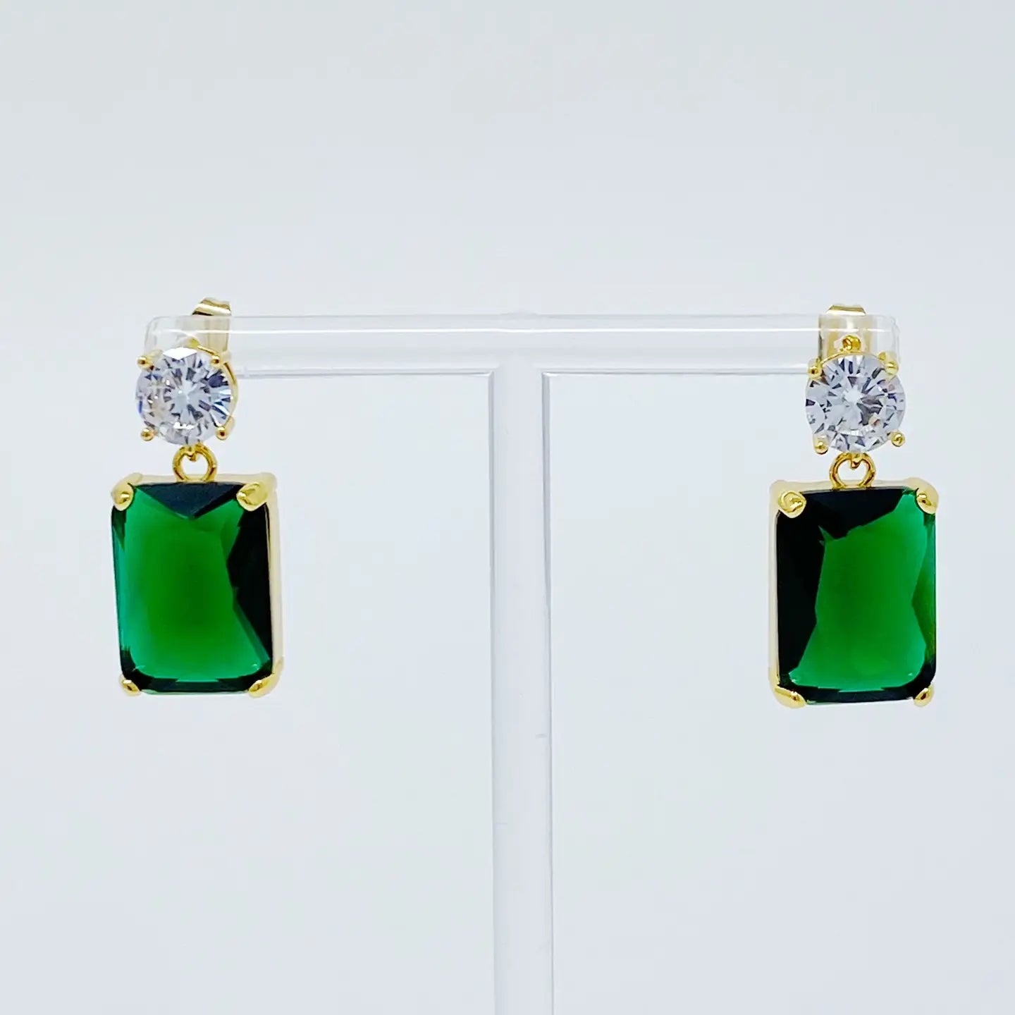 Emerald Drop Earrings