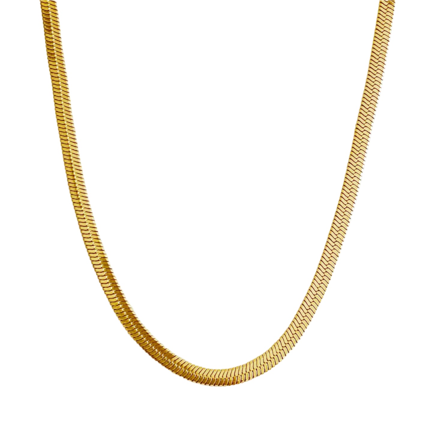 Gold Herringbone Chain