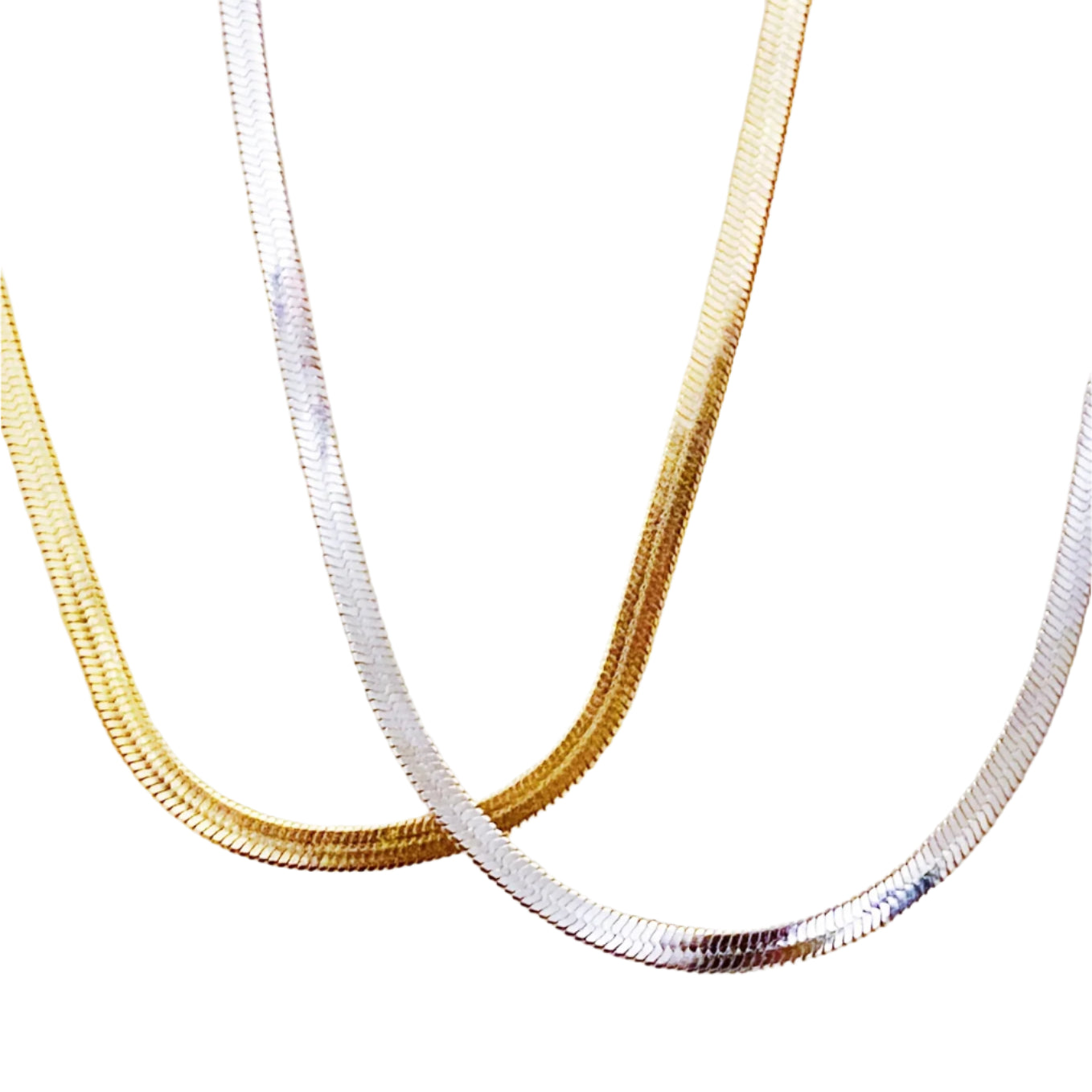 Silver Herringbone Chain
