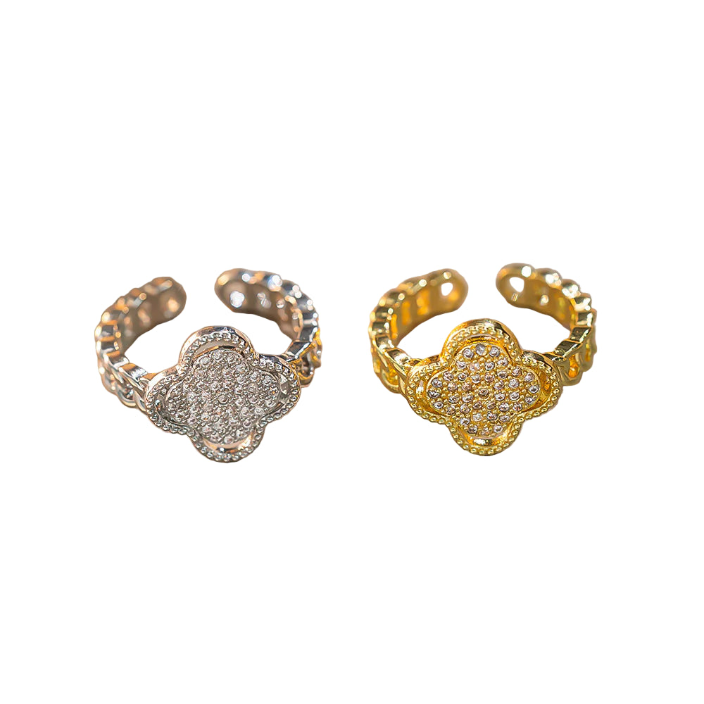 Open Clover Ring