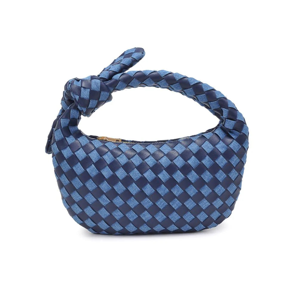 The Scarlett Clutch Bag- Denim Blue