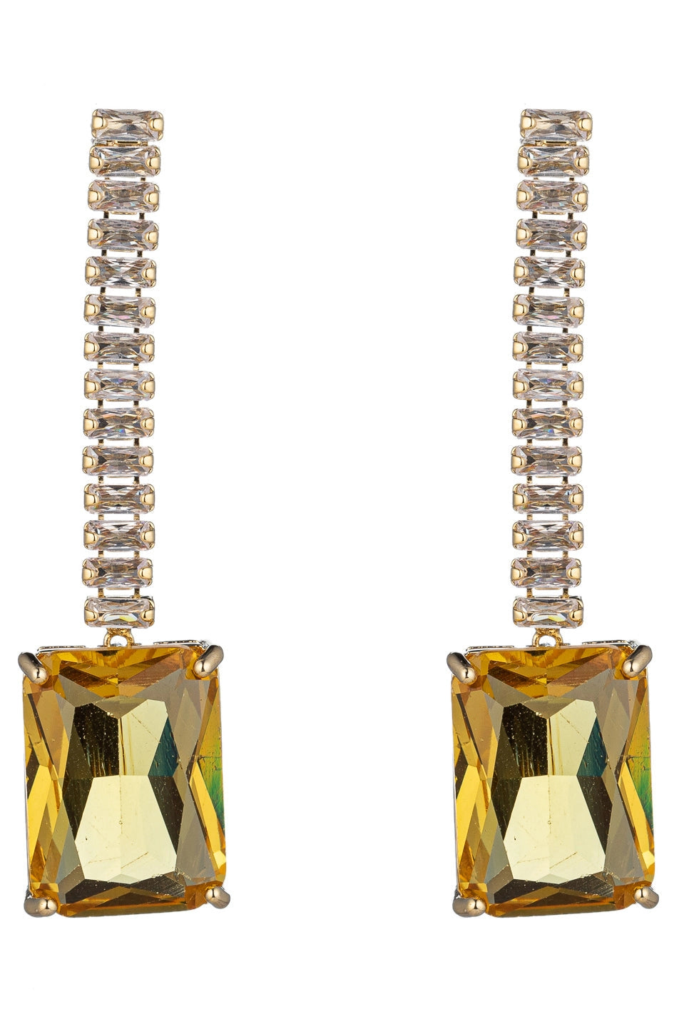 Amber Drop Earrings