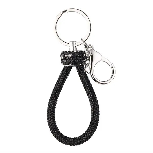 Rhinestone Wristlet Bag Charm/Keychain