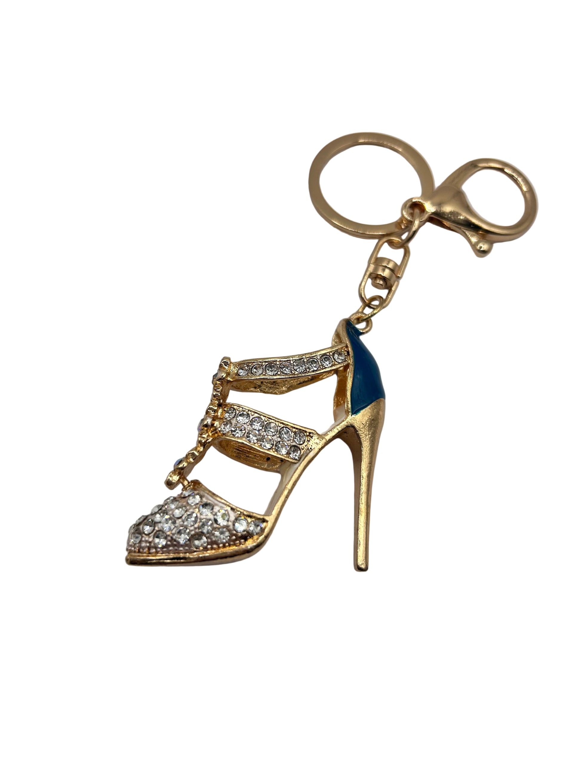 Rhinestone High Heel Bag Charm/Keychain