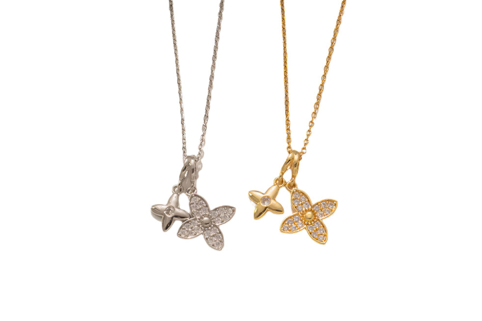 Double Clover Necklace