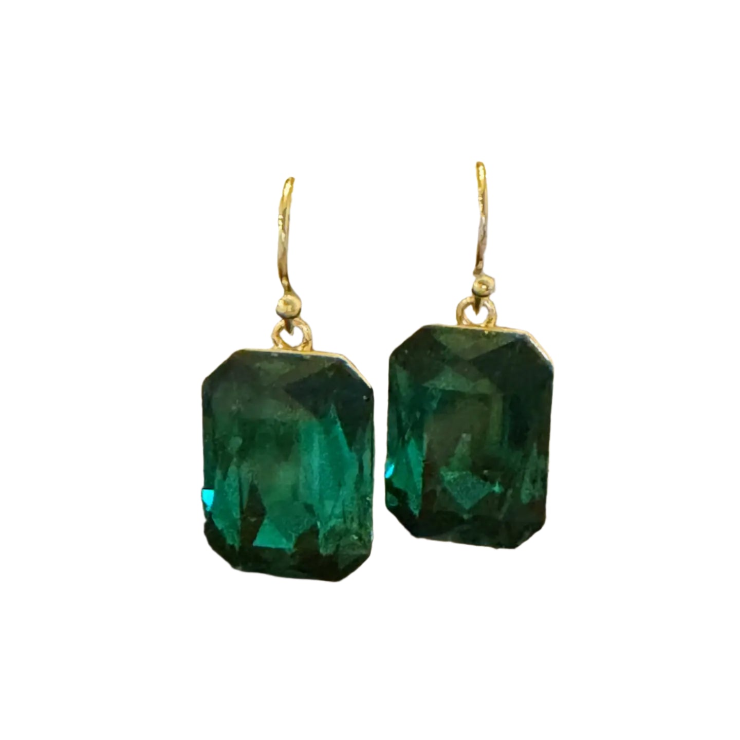 Emerald Princess Drop Earrings
