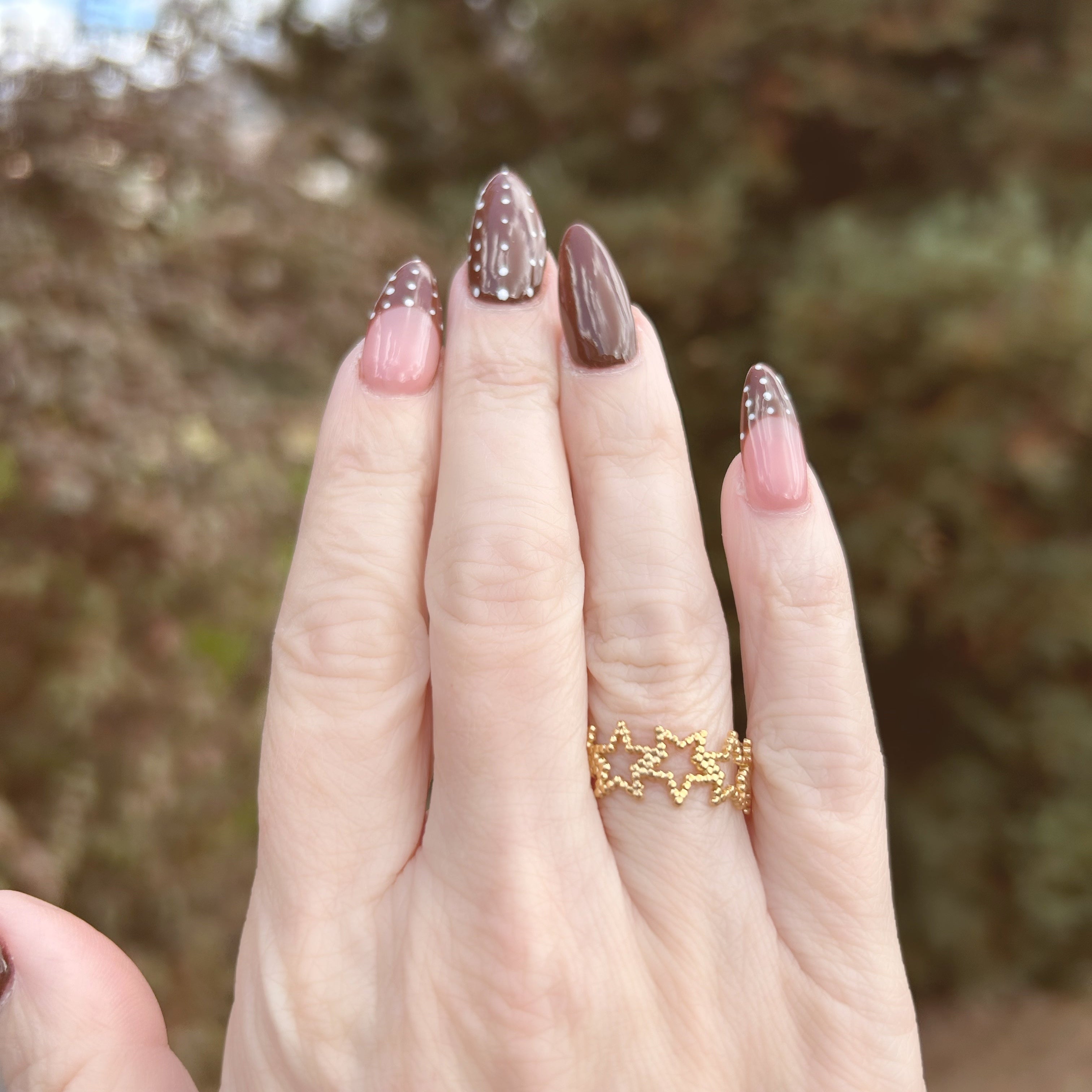 Adjustable Star Ring- Gold