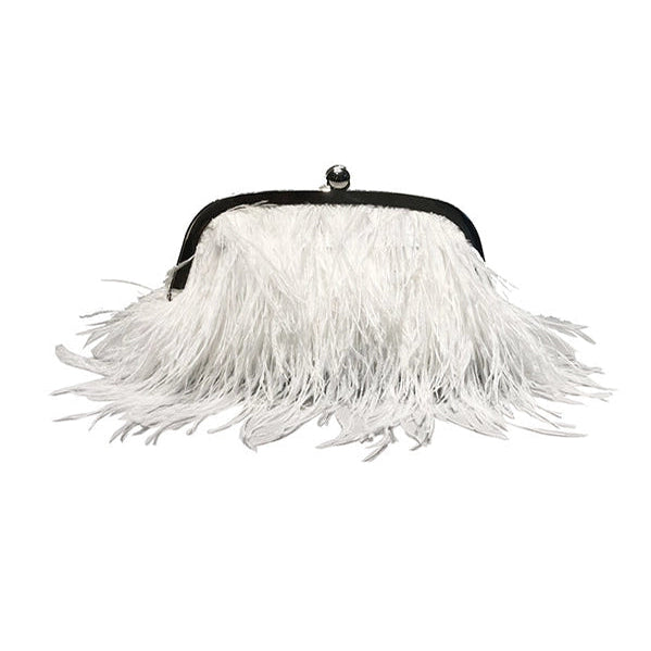 Ruffle My Feathers Clutch/ Crossbody Bag