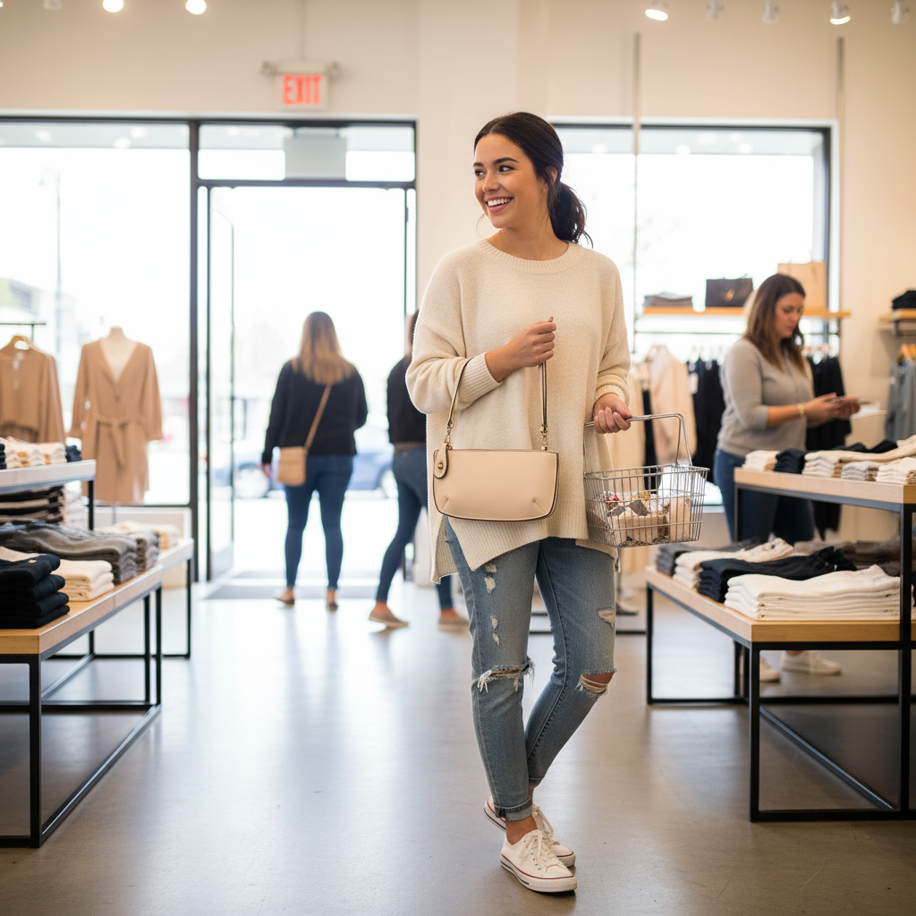 Mini Wristlet/ Crossbody- Stone
