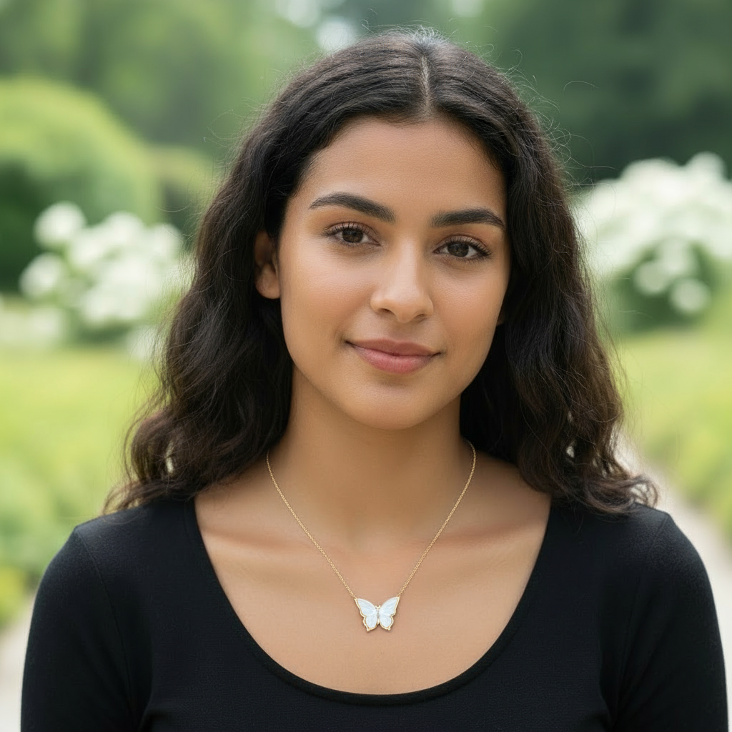 Reversible Butterfly Pendant