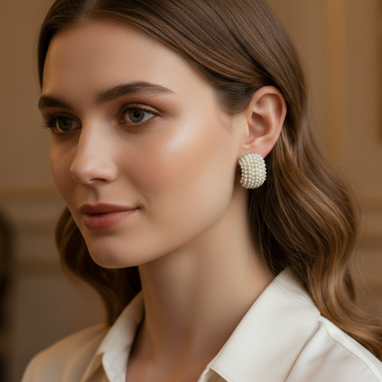 York Pearl Earrings