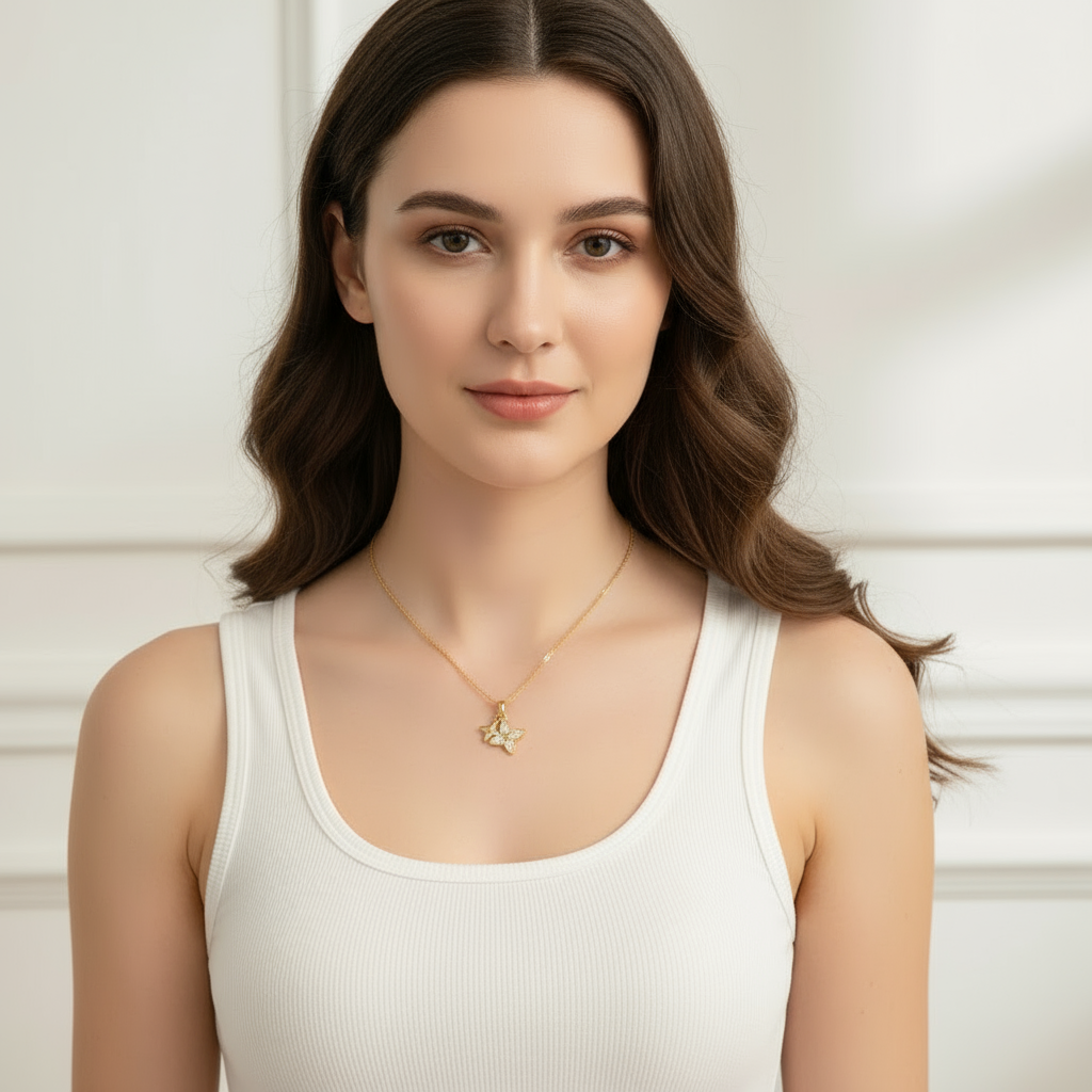 Double Clover Necklace