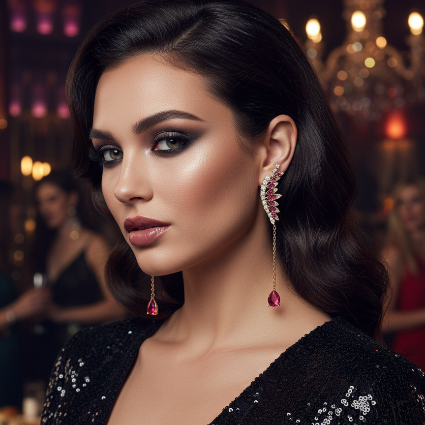 Angel Wing Cuff Earrings