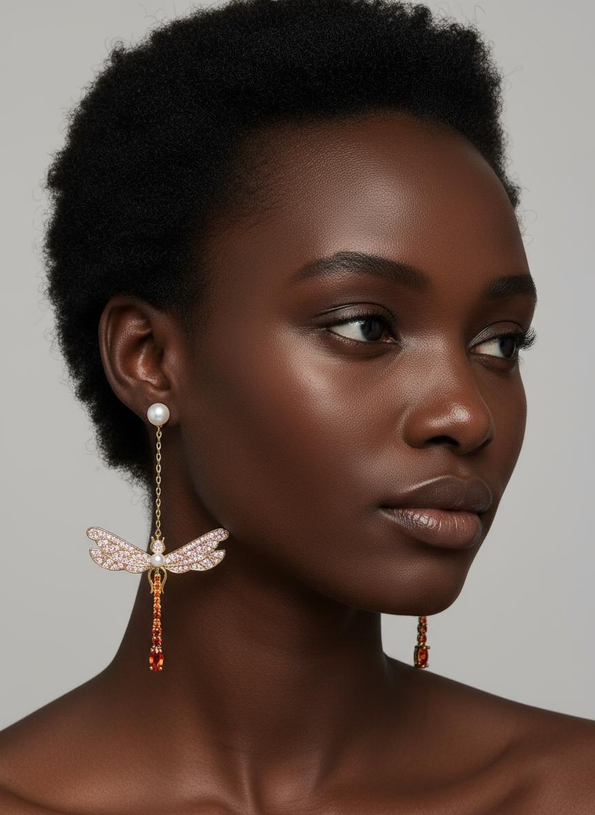 Vintage Dragonfly Earrings