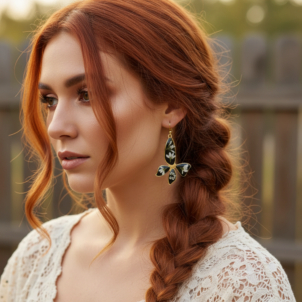 Dried Flower Stunner Earrings