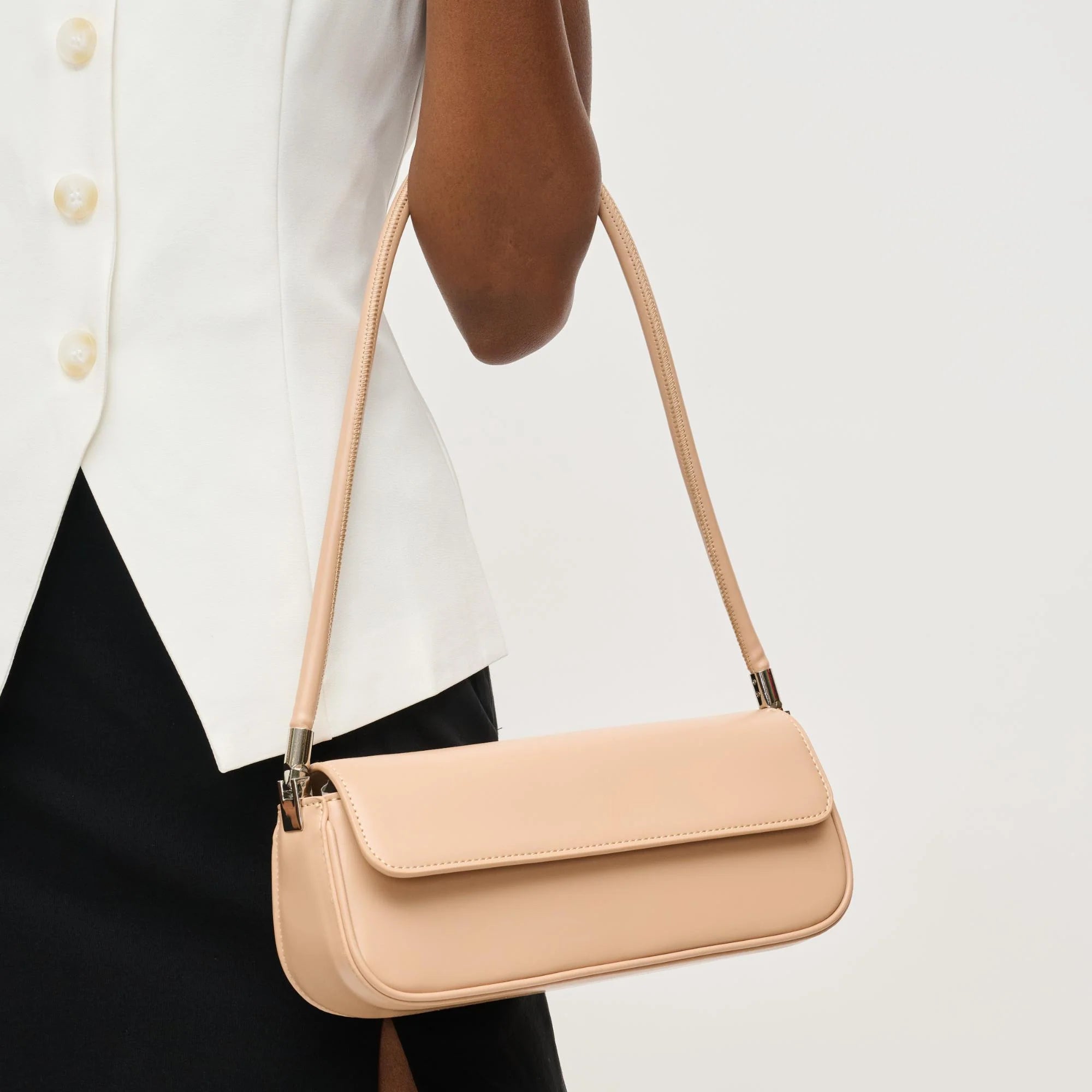 The Flirt Shoulder Bag- Nude