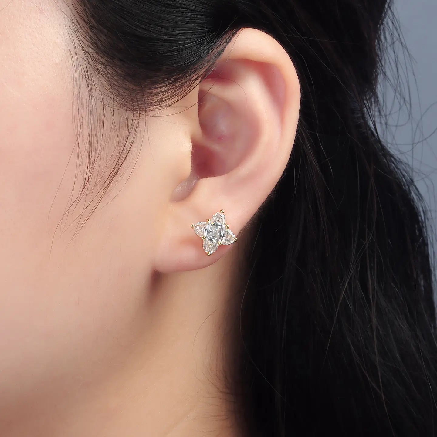 Flower Stud Earrings