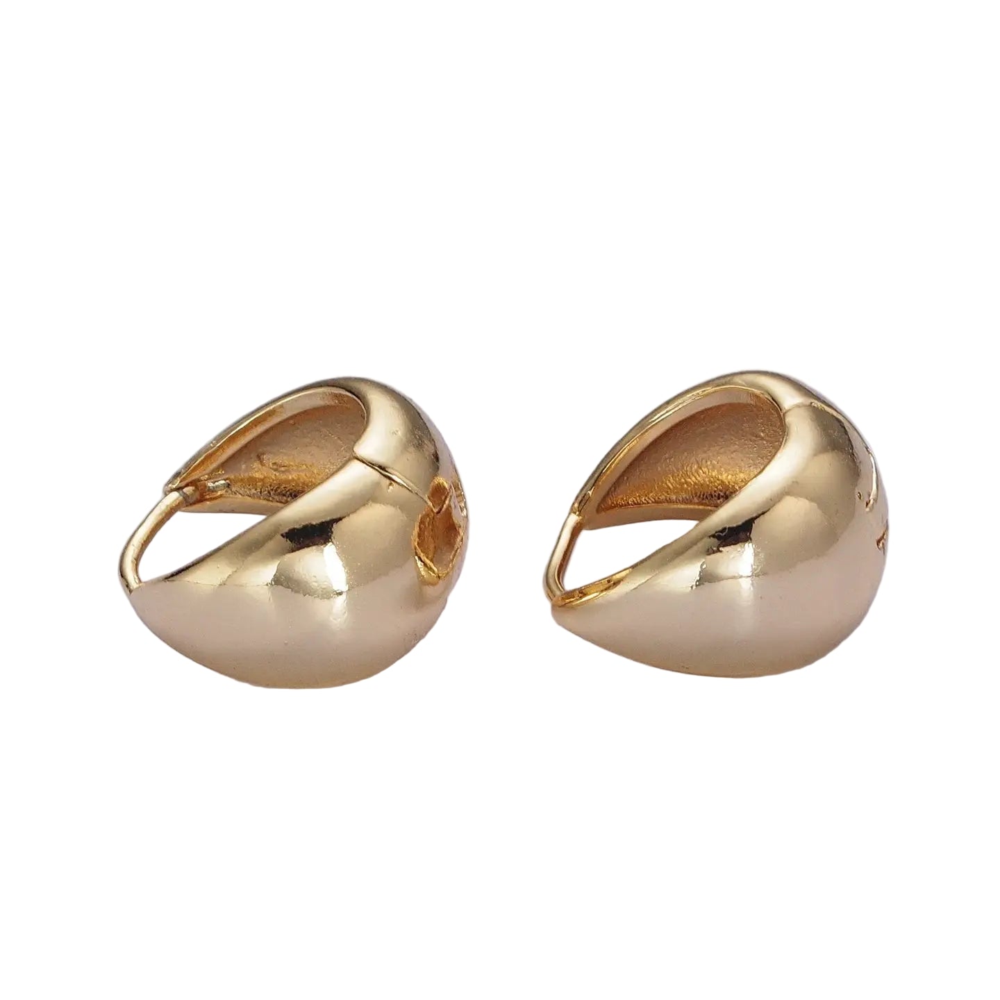 Gold Huggie Earrings