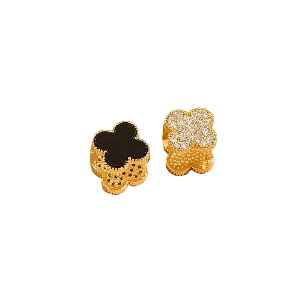 Double Sided Clover Stud Earrings