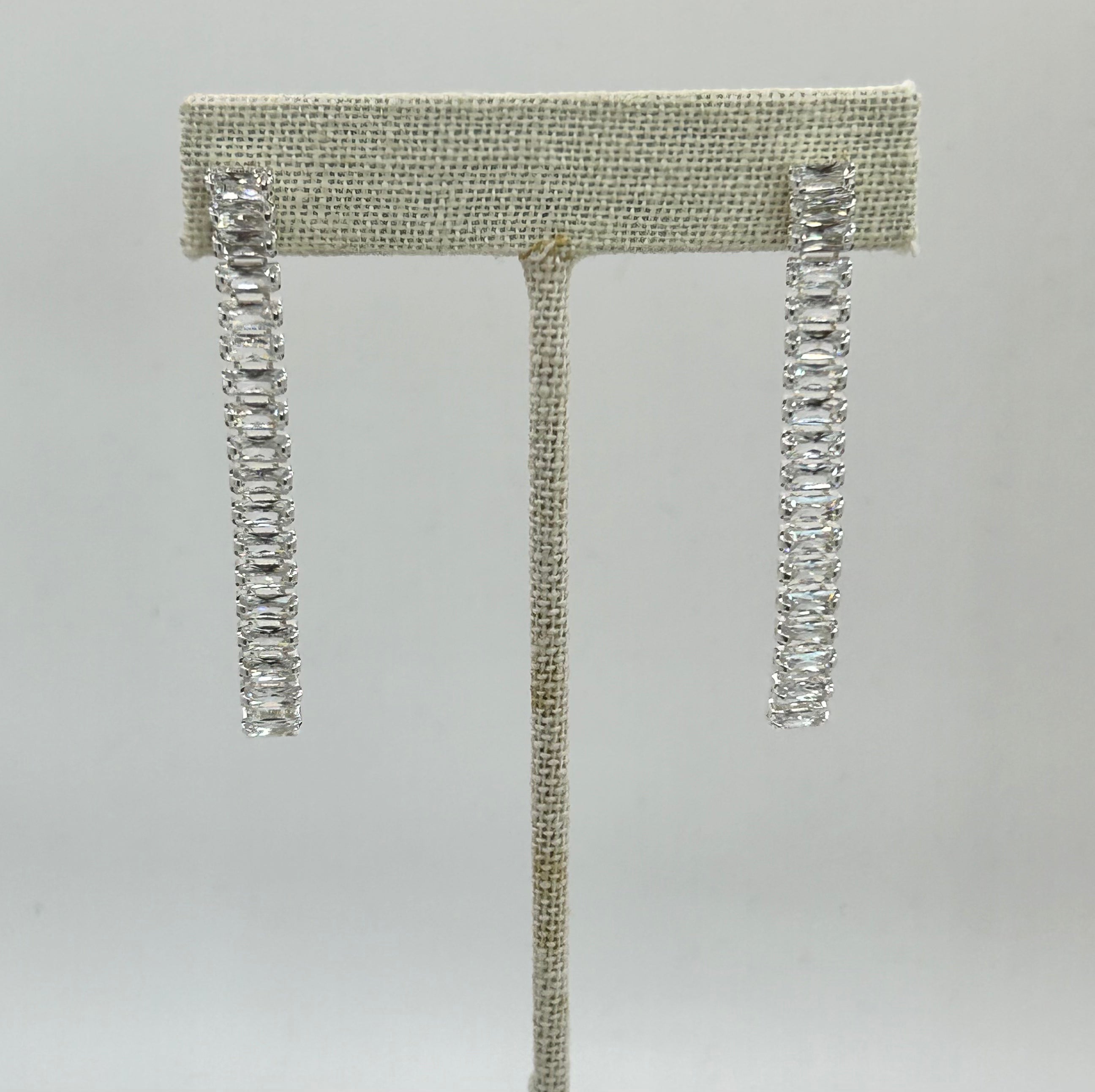 Crystal Baguette Stacks-Clear