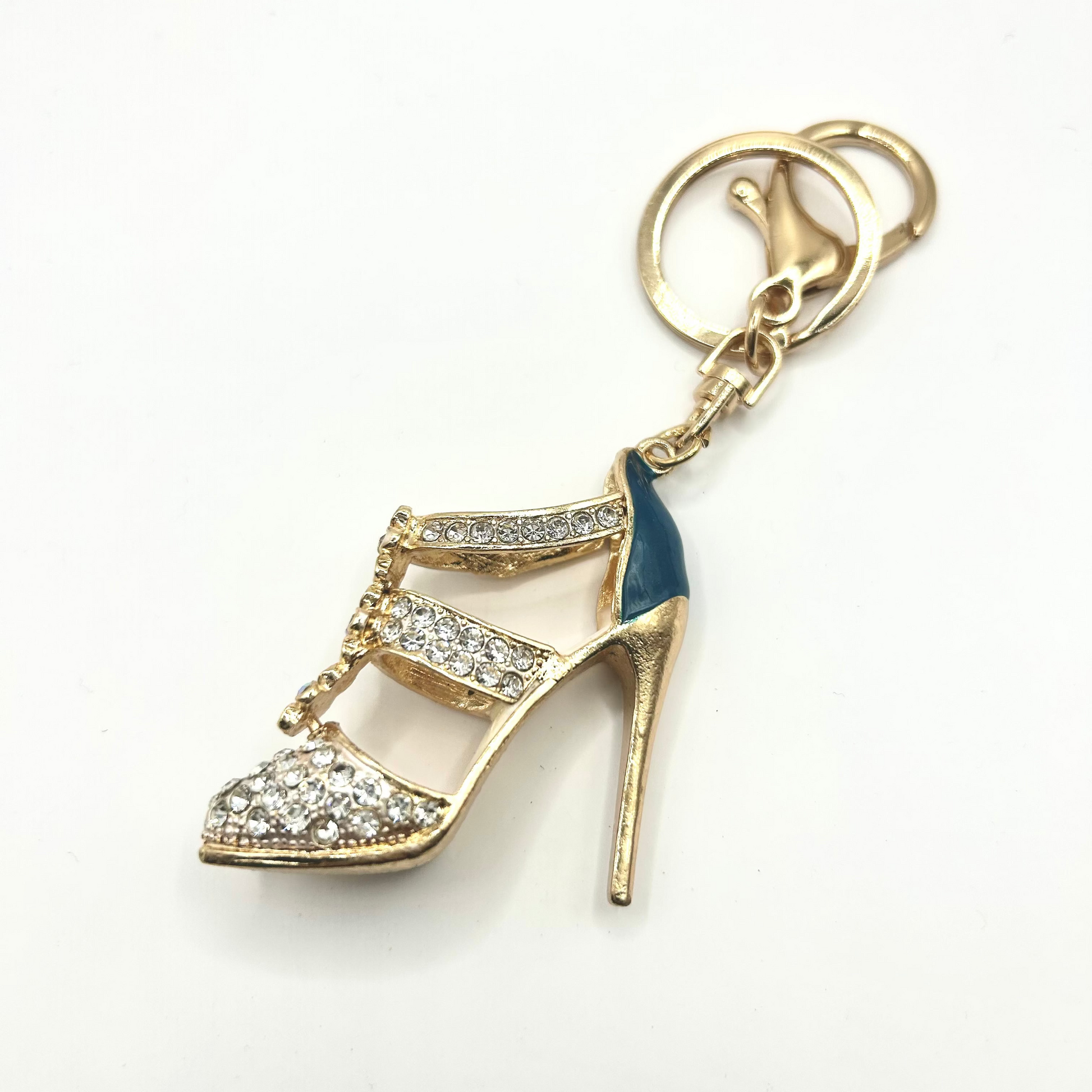 Rhinestone High Heel Bag Charm/Keychain