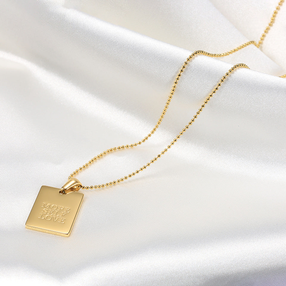 Engraved Tag Necklace