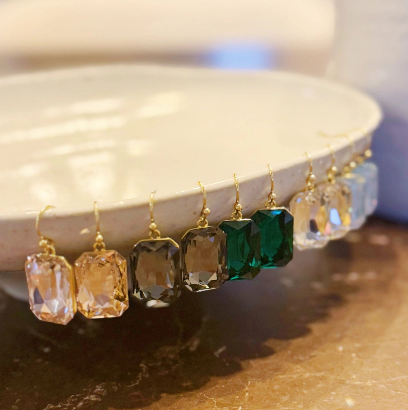 Smoke Princess Drop Earrings