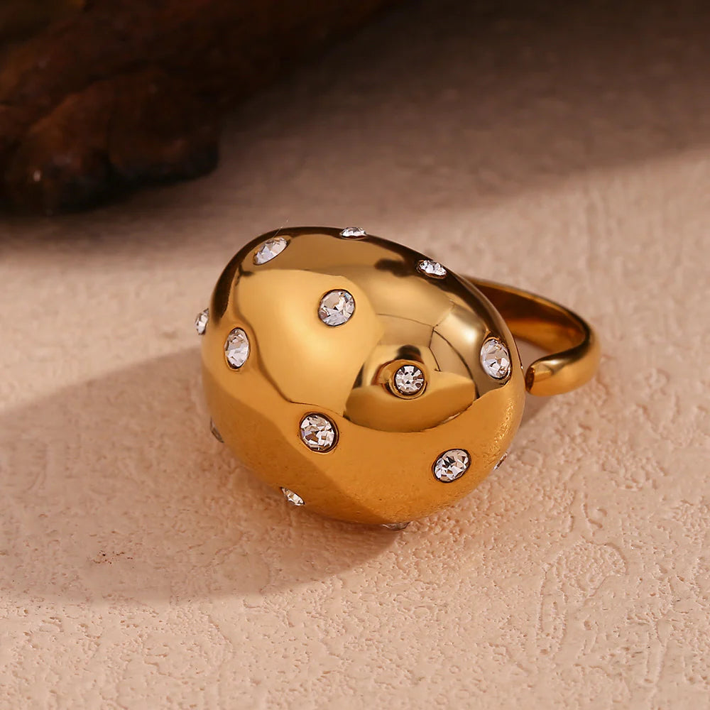 Teardrop Statement Ring