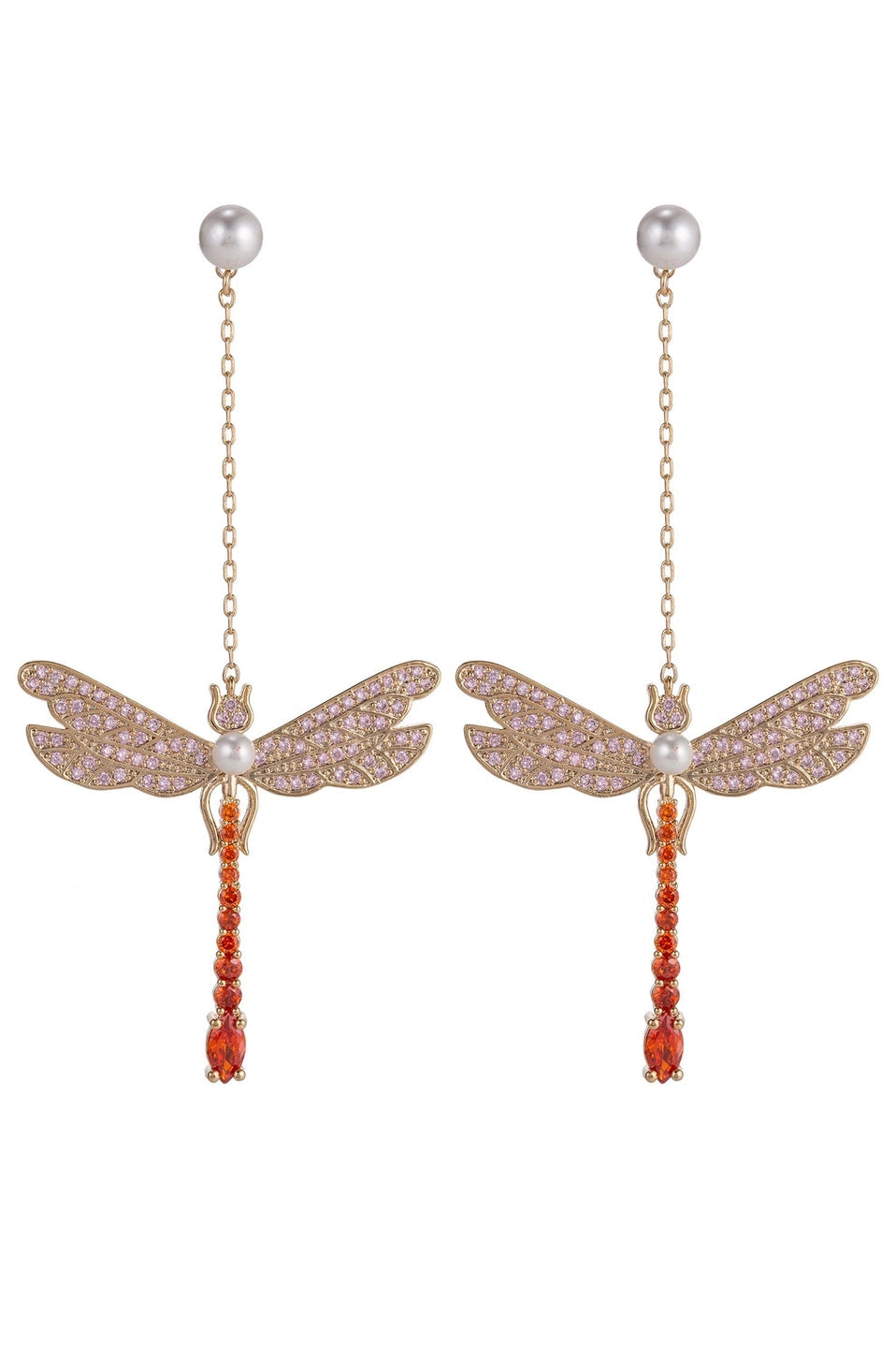 Vintage Dragonfly Earrings