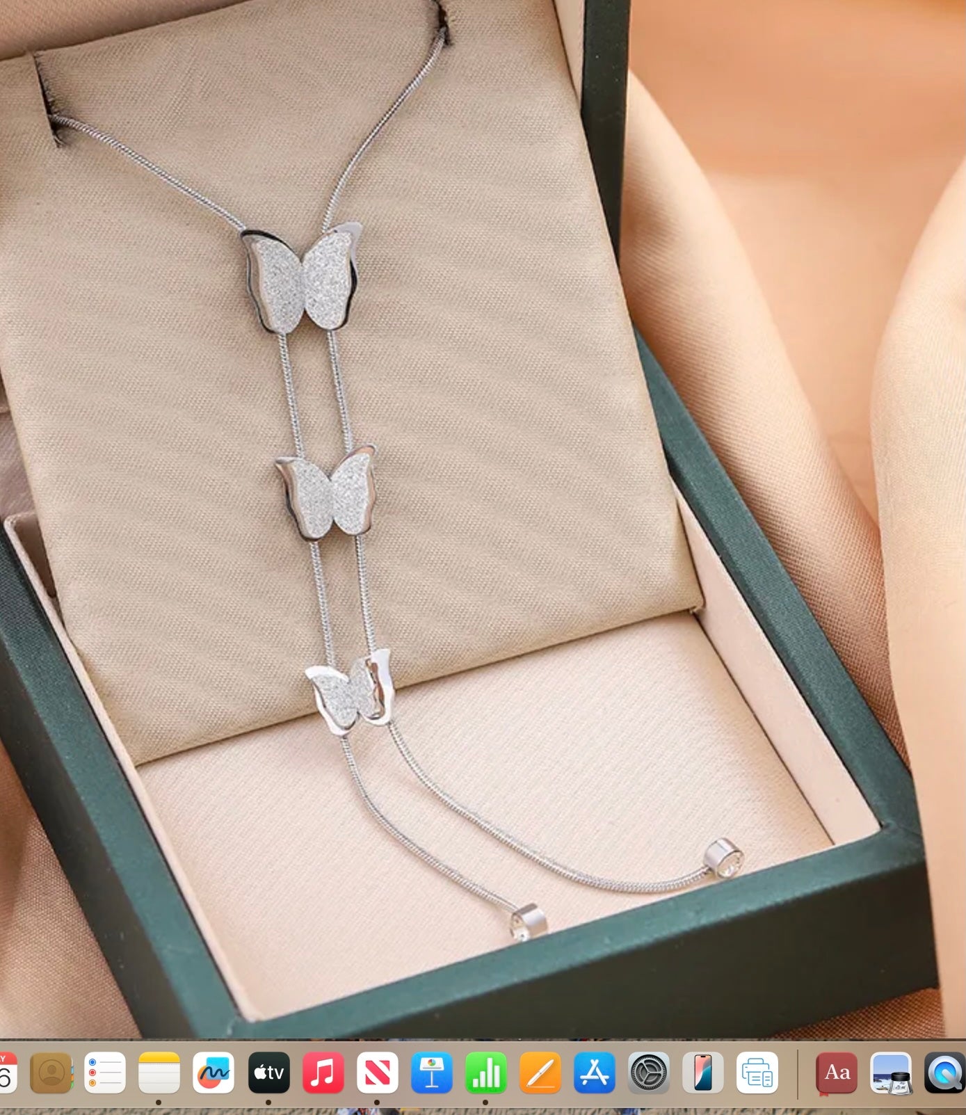 Triple Butterfly Pendant