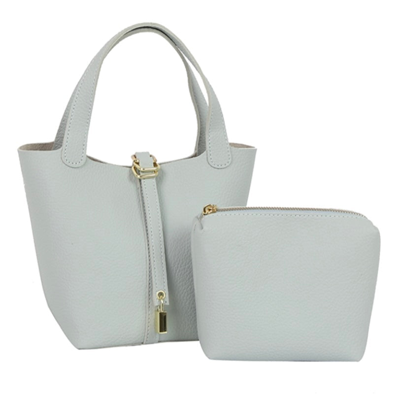 Mini Bucket Bag- Sky Blue