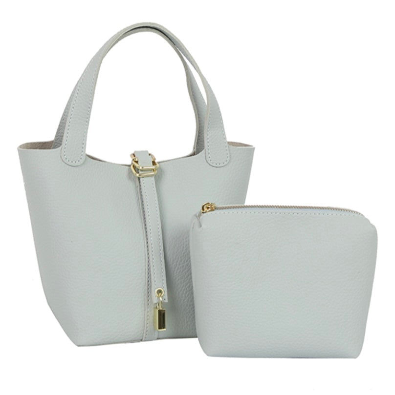 Mini Bucket Bag- Sky Blue