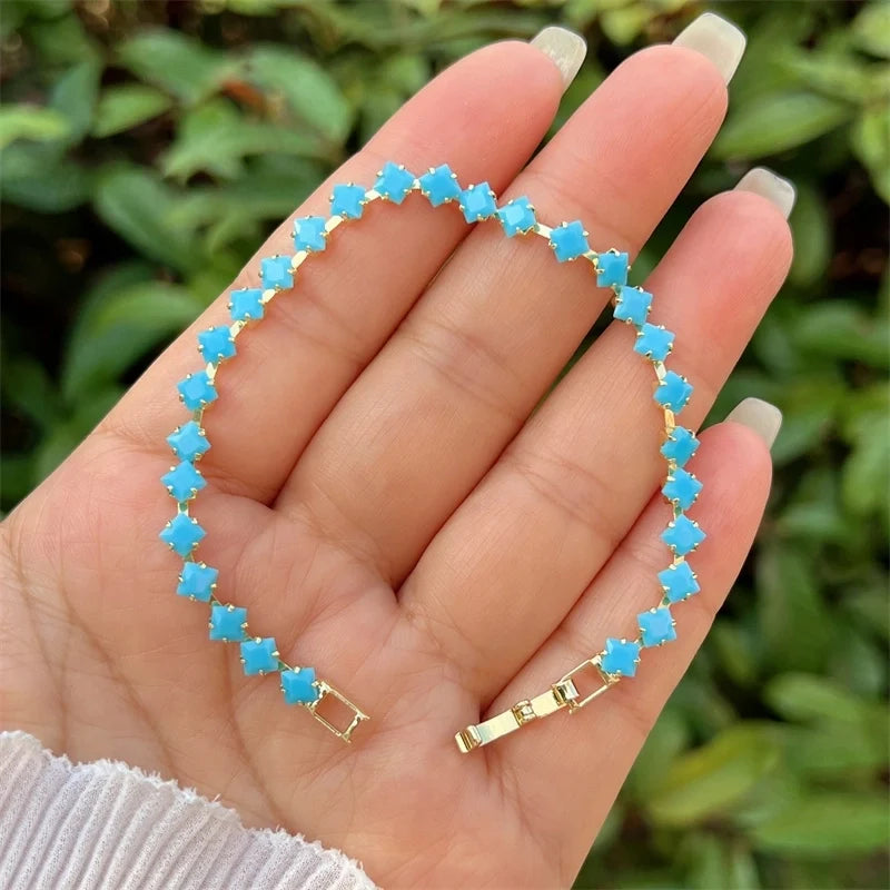 Turquoise Tennis Bracelet