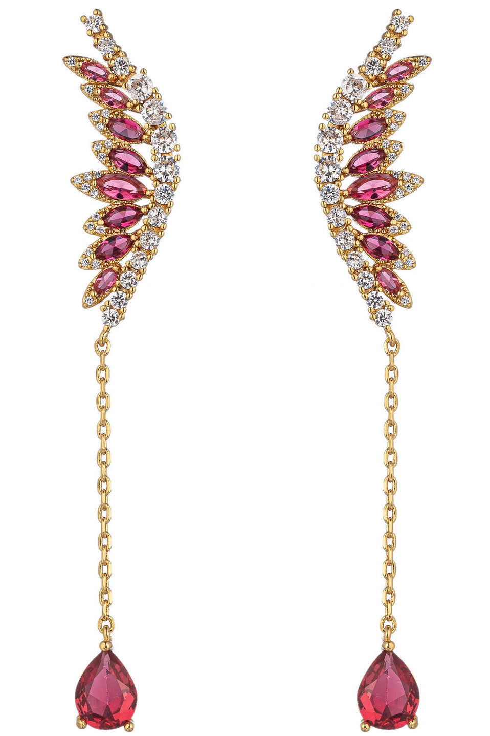 Angel Wing Cuff Earrings
