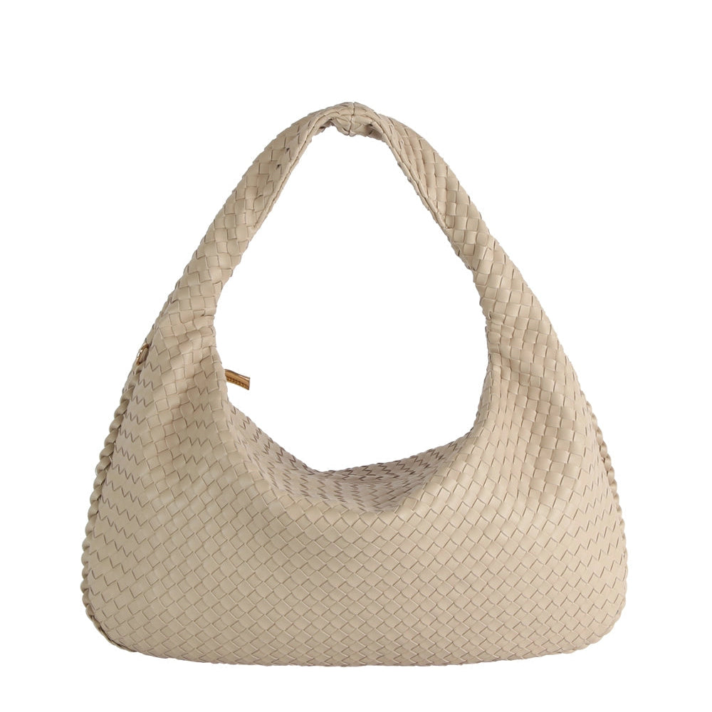 Woven Hobo Bag- Natural