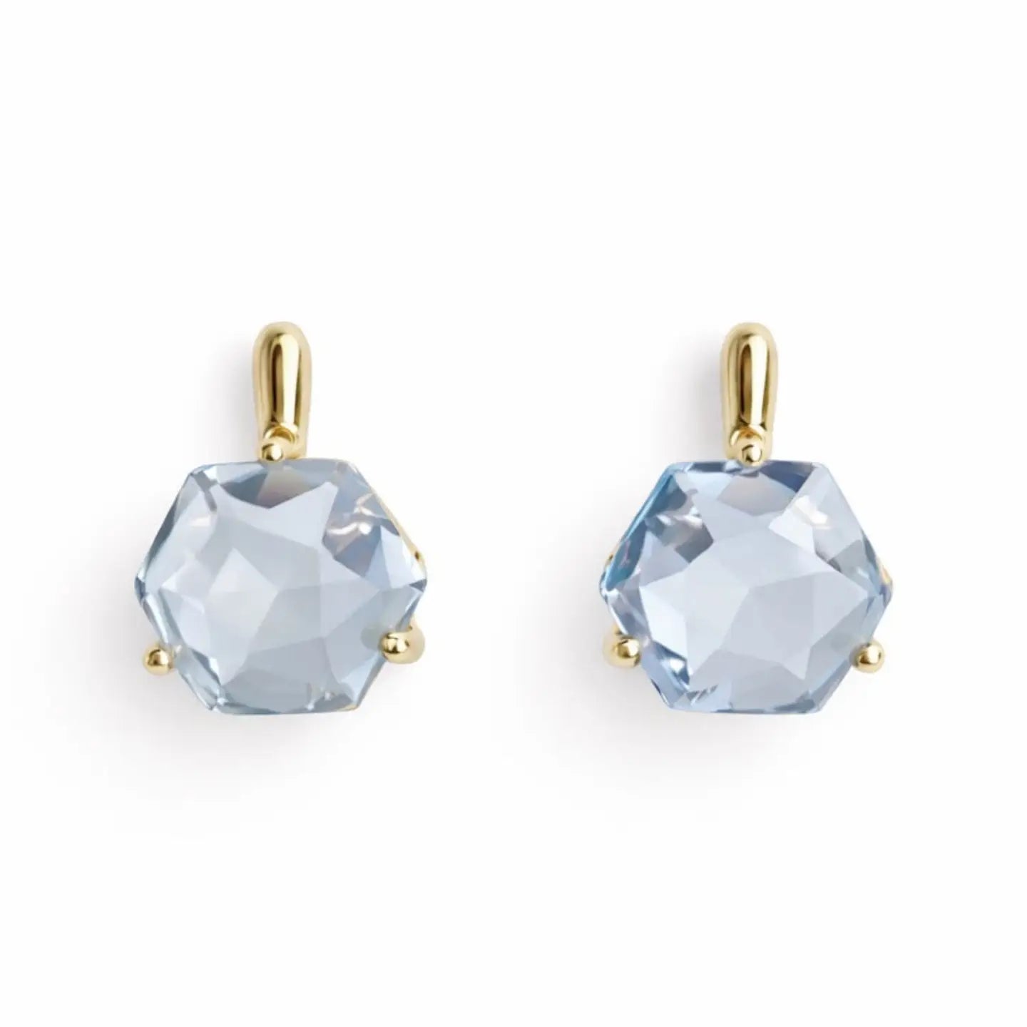 Crystal Prism Stud Earrings