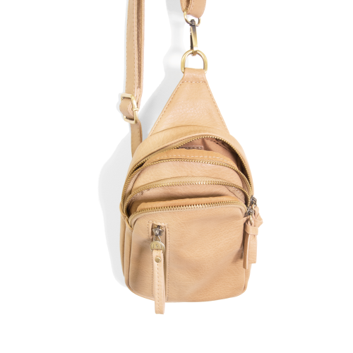 Camel Sling Crossbody Bag
