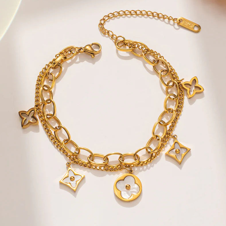 Clover Charm Bracelet