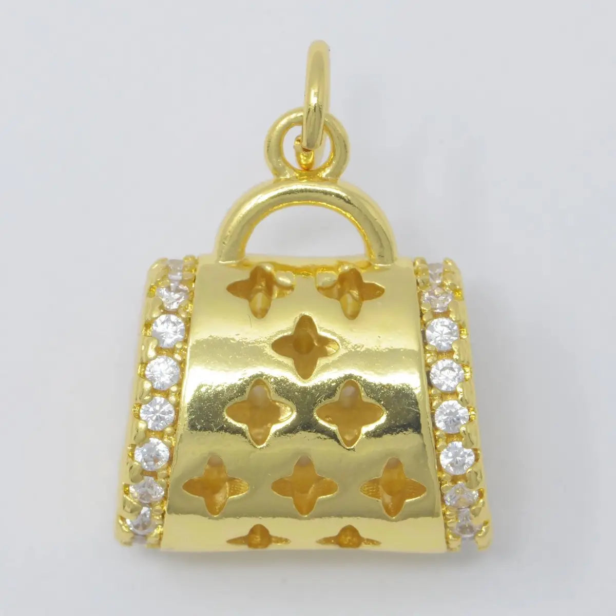 Designer Gold Bag Charm