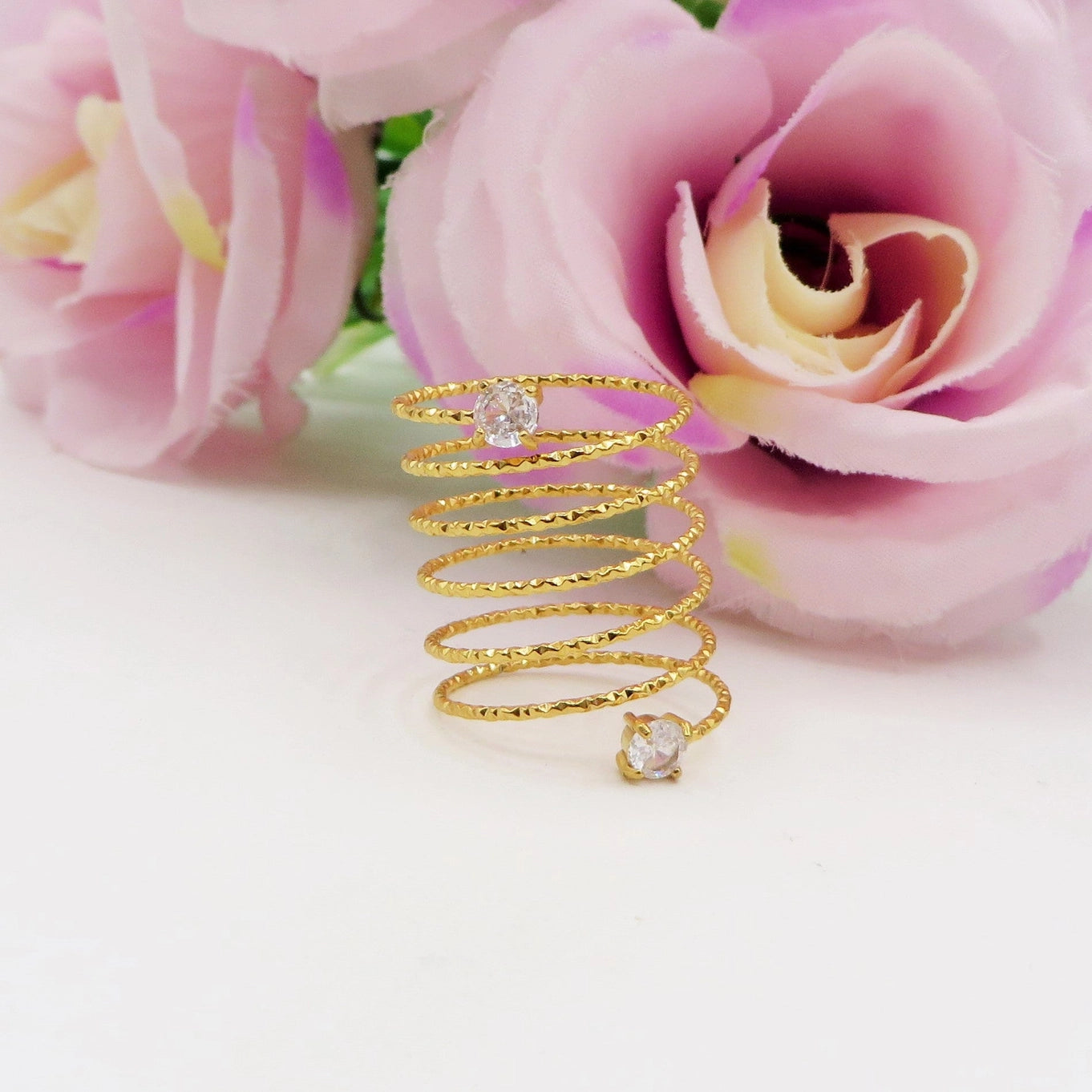 Gold Spiral Ring
