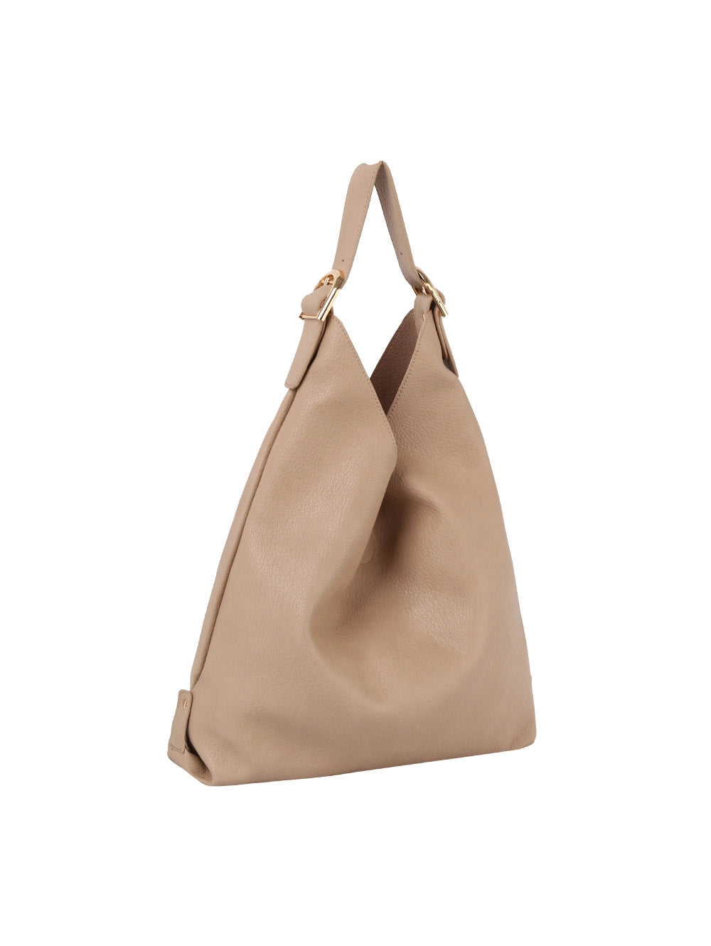 The Pamela Hobo Shoulder Bag- Latte
