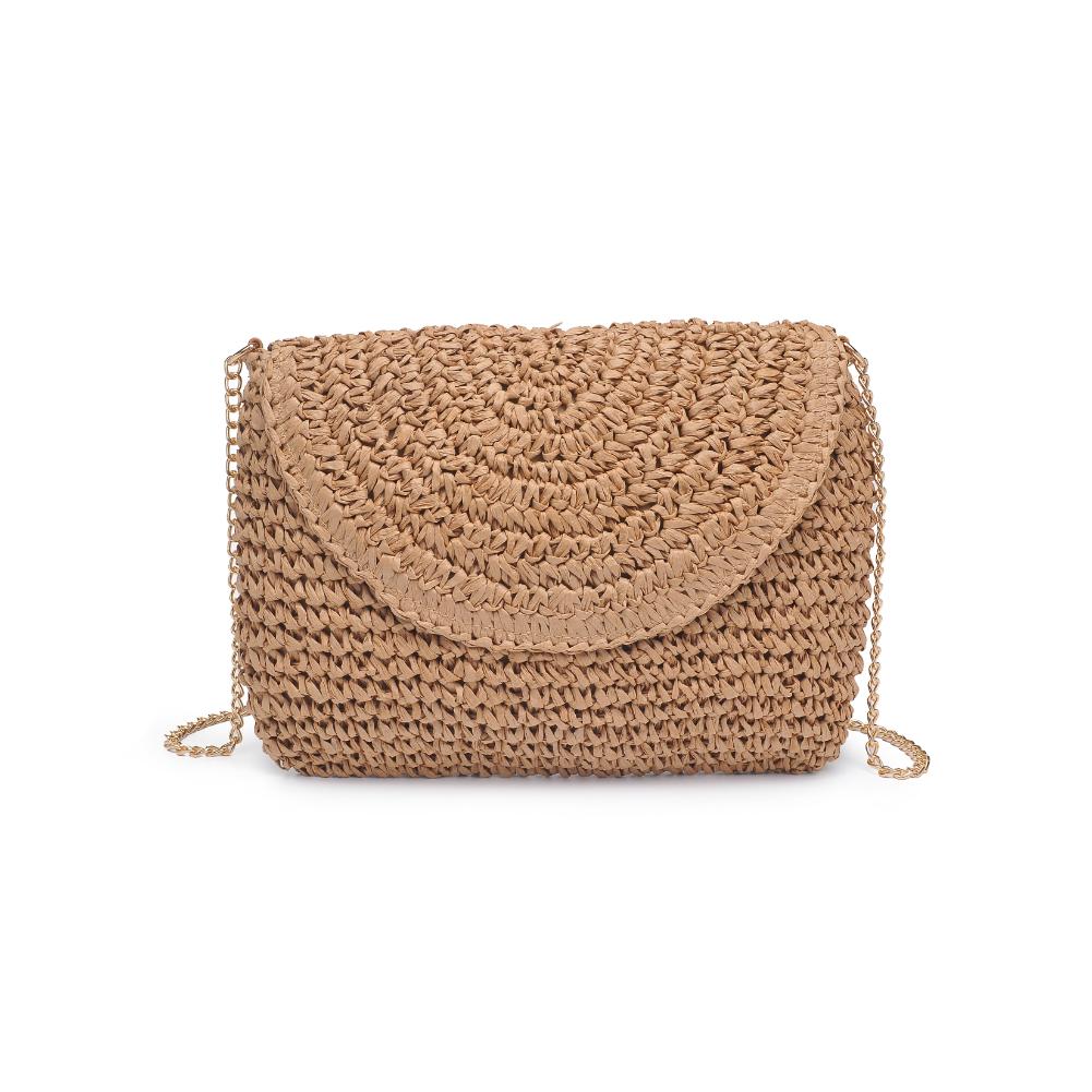 Mini Straw Crossbody- Natural