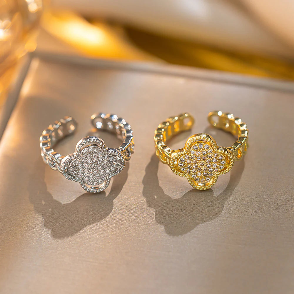 Open Clover Ring